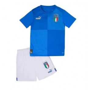 Italy Replica Home Stadium Kit for Kids 2022 Short Sleeve (+ pants)